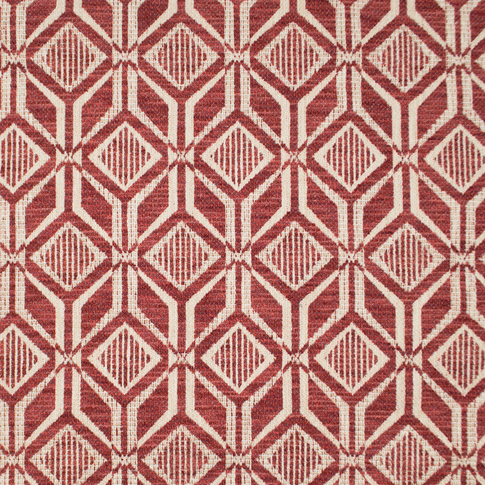 S6570 Ruby by Greenhouse Designer Fabric 81% Polyester, 19% Cotton India 51,000 </p><p>Repeat: 3.4" H, 6.4" V 54" - Swanky Fabrics -