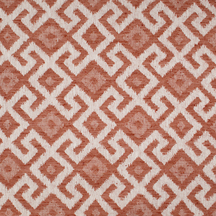 S6591 Coral by Greenhouse Designer Fabric 86% Polyester, 14% Cotton India 40,000 </p><p>Repeat: 6.85" H, 6.85" V 54" - Swanky Fabrics -