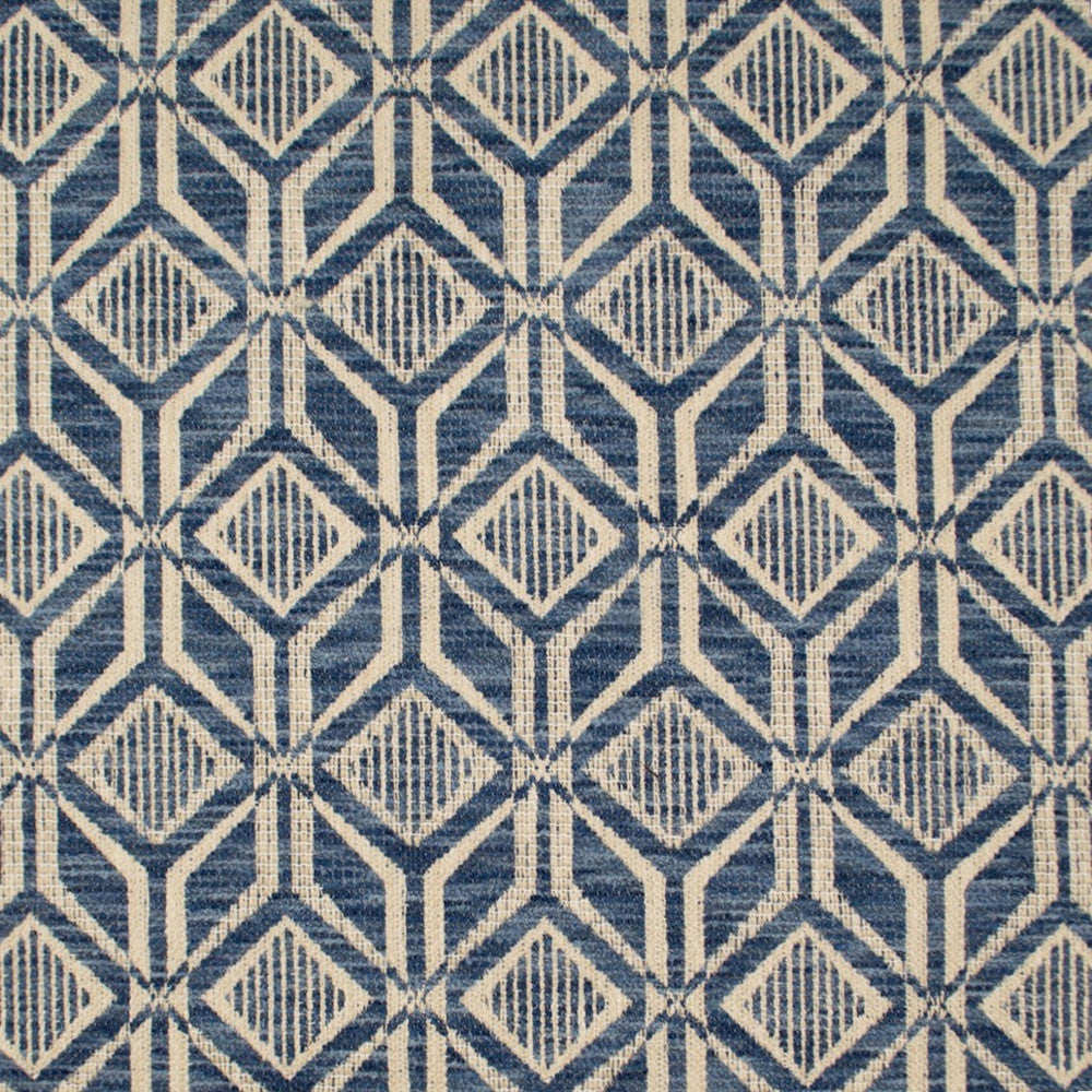 S6601 Royal by Greenhouse Designer Fabric 81% Polyester, 19% Cotton India 51,000 </p><p>Repeat: 3.4" H, 6.4" V 54" - Swanky Fabrics -