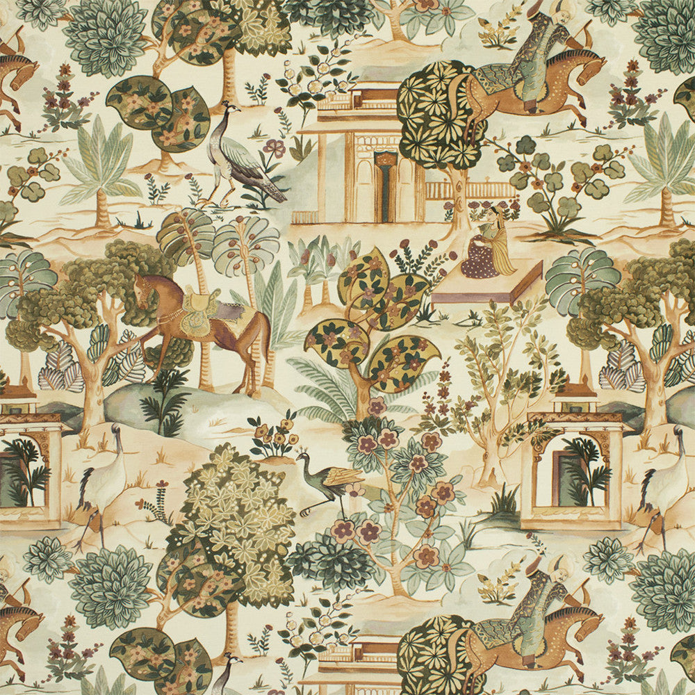S6714 Umber by Greenhouse Designer Fabric 100% Polyester China 50,000 </p><p>Repeat: 27.25" H, 27" V 56" - Swanky Fabrics -