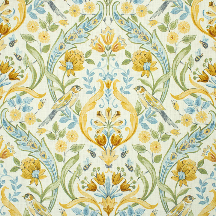 S6730 Honey by Greenhouse Designer Fabric 100% Cotton India 10,000 </p><p>Repeat: 27" H, 26.5" V 54" - Swanky Fabrics -