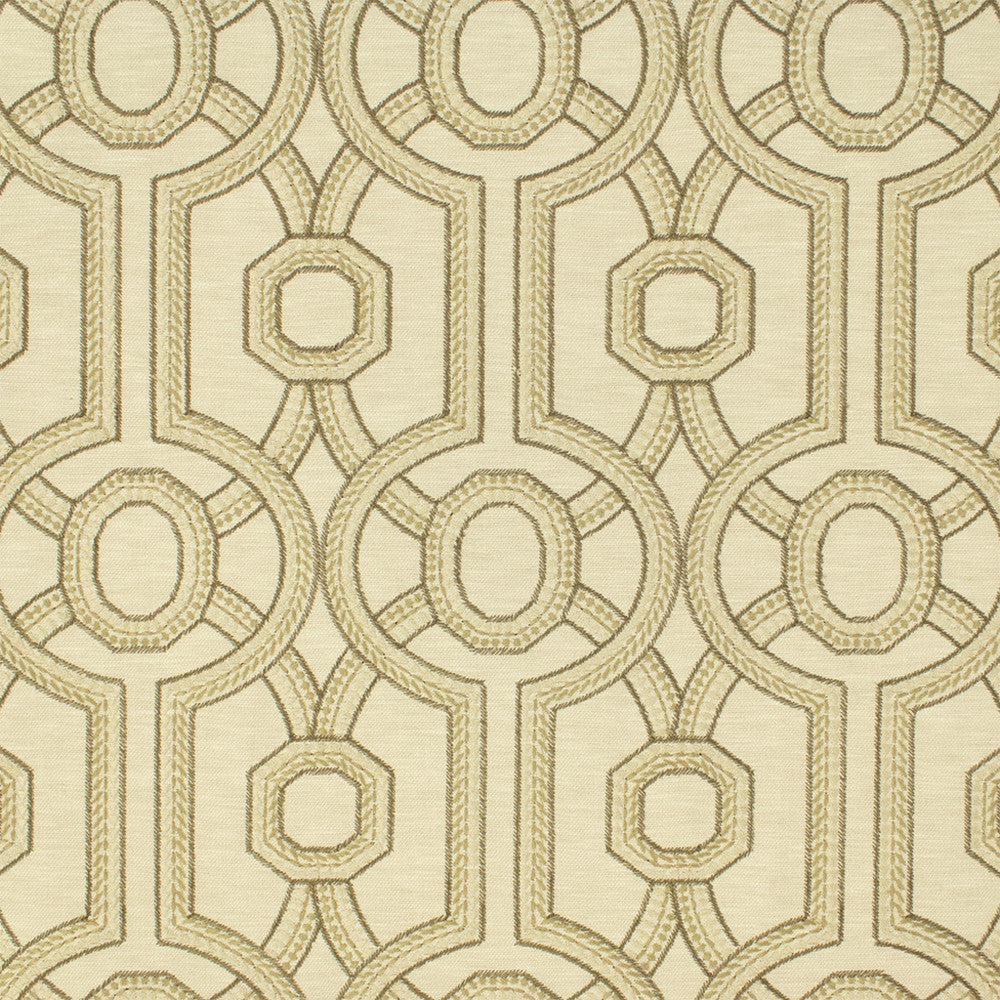 S6817 Parchment by Greenhouse Designer Fabric 71% Polyester, 29% Cotton With 100% Polyester Embroidery India DRAPERY </p><p>Repeat: 6.5" H, 9.5" V 54" - Swanky Fabrics -