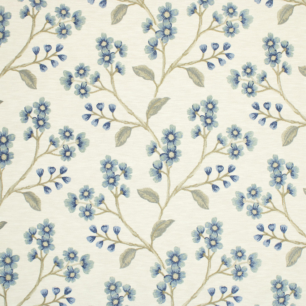 S6846 Nautic by Greenhouse Designer Fabric 71% Polyester, 29% Cotton With 100% Polyester Embroidery India DRAPERY </p><p>Repeat: 9.5" H, 13" V 54" - Swanky Fabrics -