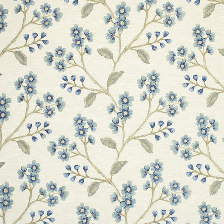 S6846 Nautic by Greenhouse Designer Fabric 71% Polyester, 29% Cotton With 100% Polyester Embroidery India DRAPERY </p><p>Repeat: 9.5" H, 13" V 54" - Swanky Fabrics -