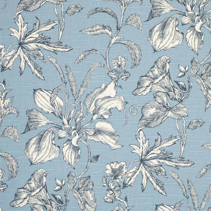 S6852 Sky Blue by Greenhouse Designer Fabric 100% Cotton Pakistan 12,000 </p><p>Repeat: 13.5" H, 25.25" V 54" - Swanky Fabrics -