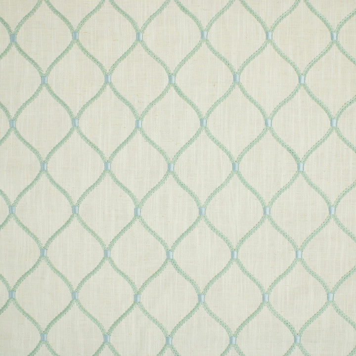 S6872 Sea Pearl by Greenhouse Designer Fabric 45% Viscose, 35% Polyester China DRAPERY </p><p>Repeat: 5.1" H, 4.3" V 56" - Swanky Fabrics -
