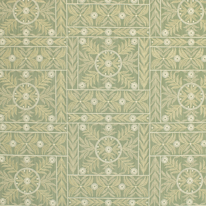 S6876 Haze by Greenhouse Designer Fabric 54% Polyester, 46% Cotton, 50% Cotton With 50% Viscose Embroidery India 3,000 </p><p>Repeat: 18" H, 9.125" V 54" - Swanky Fabrics -