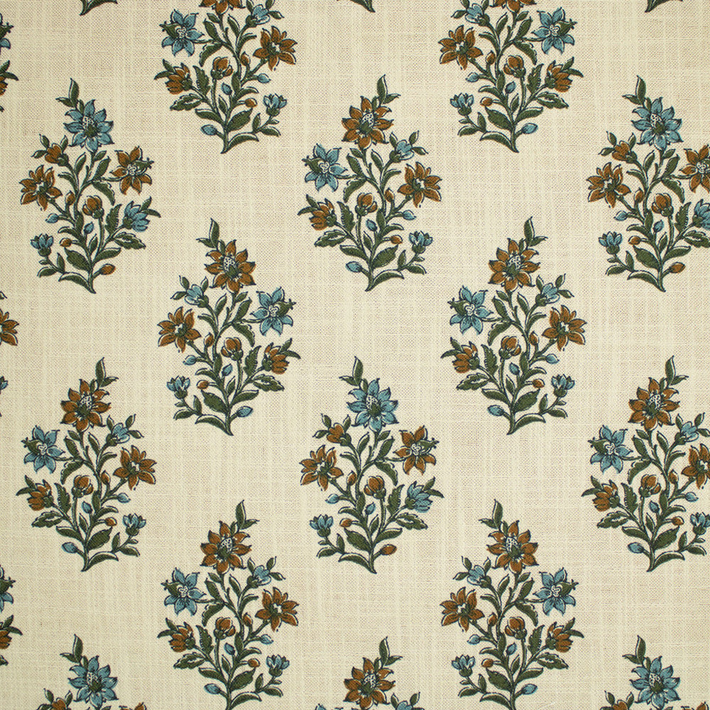 S6887 Teal by Greenhouse Designer Fabric 100% Polyester China 55,000 </p><p>Repeat: 14" H, 13.5" V 54" - Swanky Fabrics -