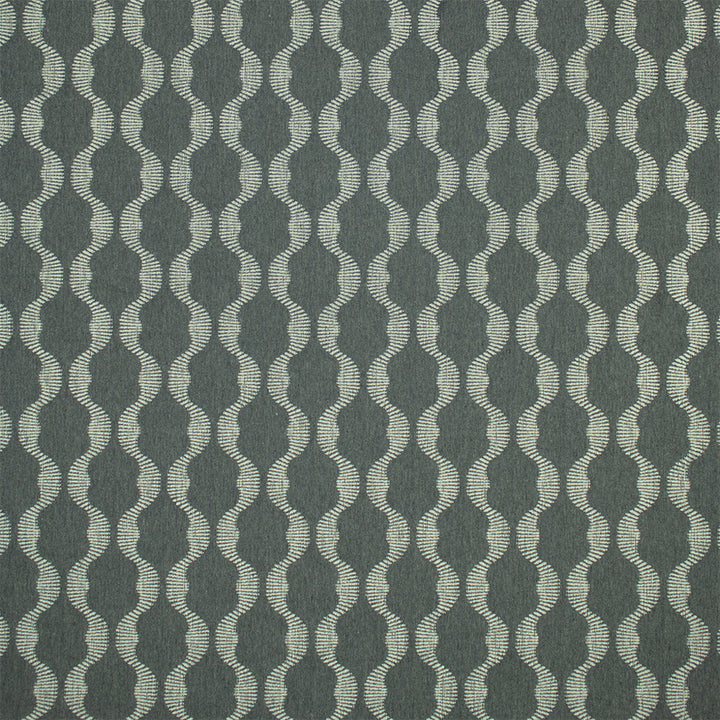 S6903 Steel by Greenhouse Designer Fabric 65.08% Polyester, 26.19% Pre-Crcotn, 8.73% Pcr Polyester USA 33,000 </p><p>Repeat: 3.625" H, 3.438" V 56" - Swanky Fabrics -
