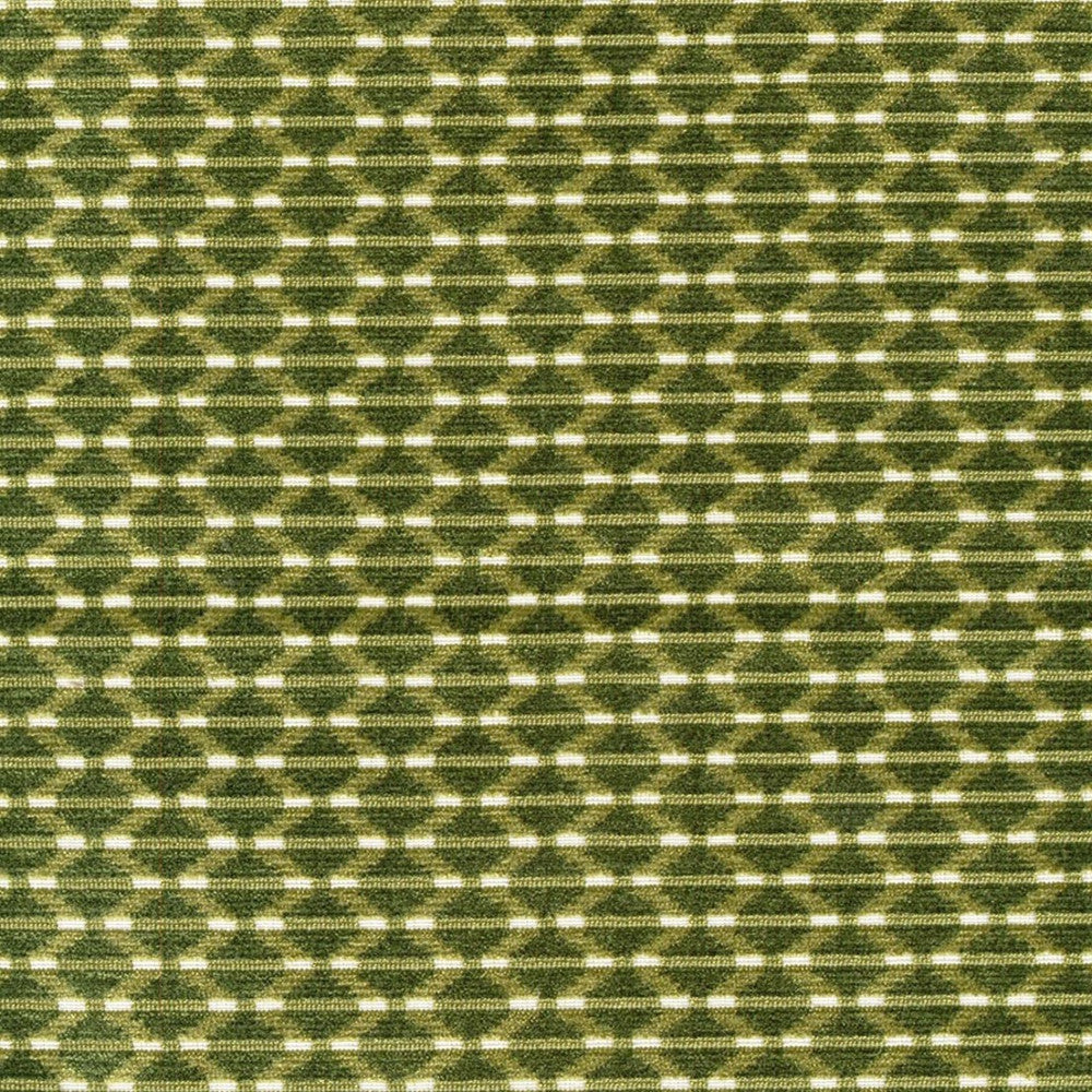 S6936 Kermit by Greenhouse Designer Fabric 51% Viscose, 32% Polyester, 17% Cotton India 60,000 </p><p>Repeat: 1.5" H, .75" V 54" - Swanky Fabrics -