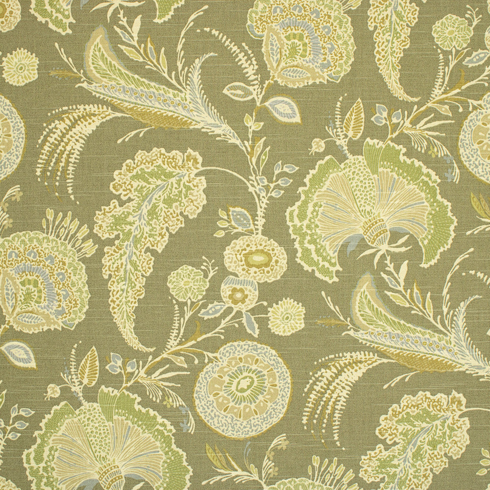 S6937 Oasis by Greenhouse Designer Fabric 100% Cotton Pakistan 12,000 </p><p>Repeat: 13.5" H, 25.25" V 54" - Swanky Fabrics -