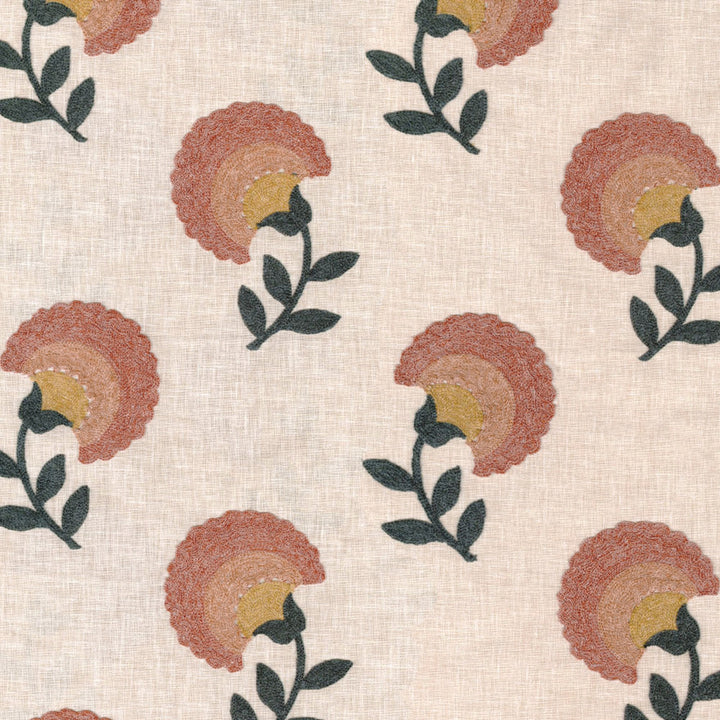 S6972 Sienna by Greenhouse Designer Fabric 55% Polyester, 40% Cotton, 5% Linen With 60% Polyester, 25% Cotton, 15% Linen Embroidery India 70,000 </p><p>Repeat: 9" H, 9.3" V 54" - Swanky Fabrics -
