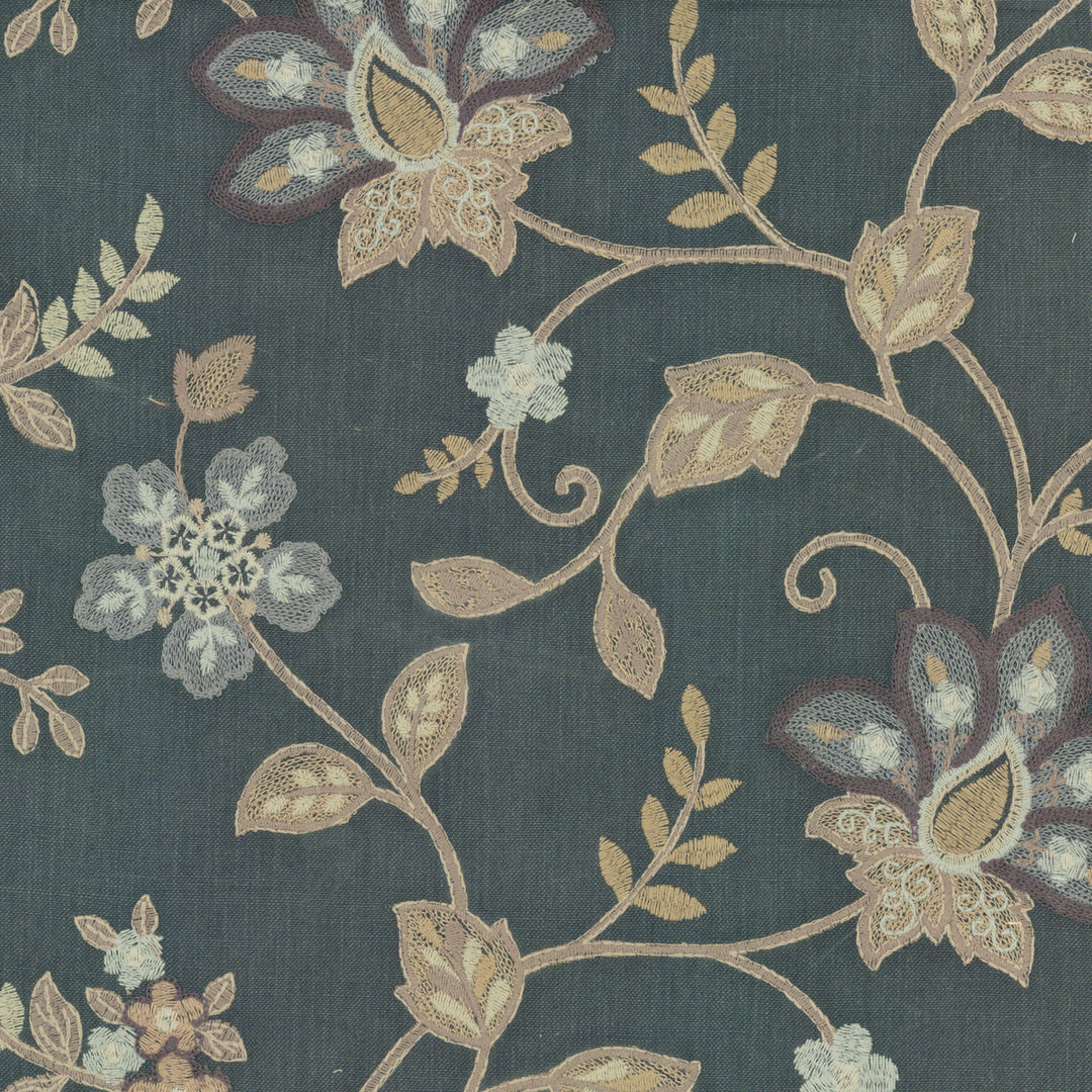 S7976 Indigo by Greenhouse Designer Fabric