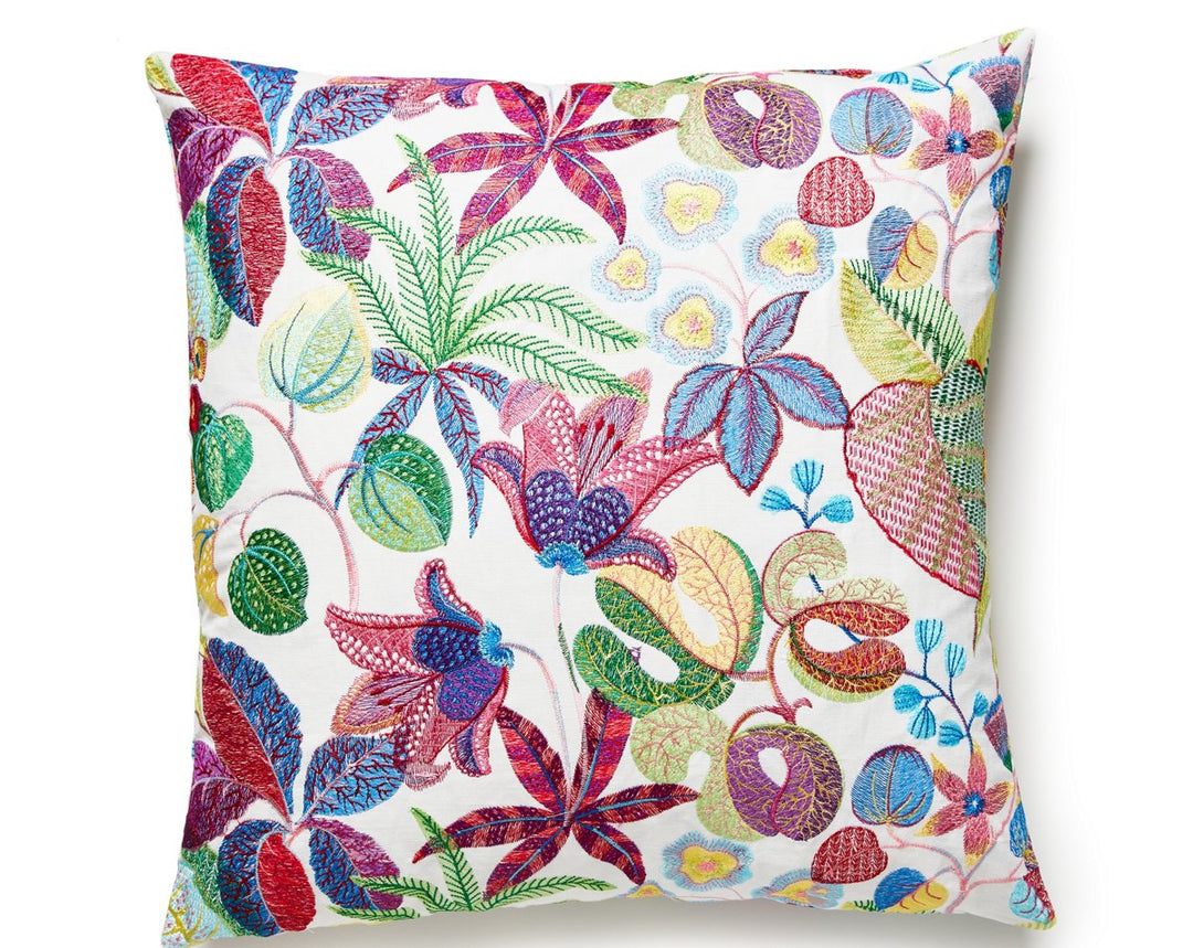 Greenhouse Pillow 22 X 22 - Bouquet S7SDDK54000001 by Scalamandre Designer Pillow