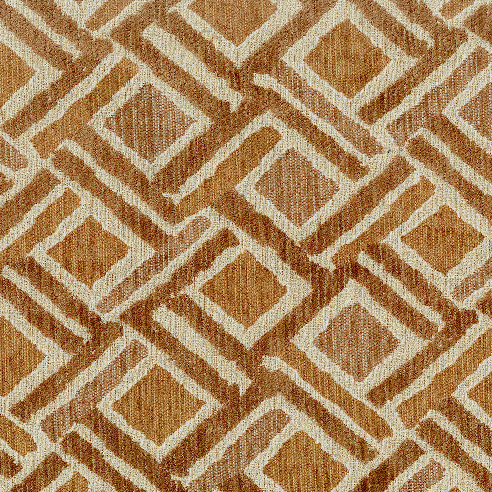 Snare 405 Nutmeg by ABBEYSHEA Designer Fabric 100% Polyester China 25,000 Double Rubs (Wyzenbeek) </p><p>Repeat: Horizontal: 14.75" (37.47cm) Up the Roll and Vertical: 15" (38.1 cm) Across the Roll 54" (137 cm) - Swanky Fabrics -