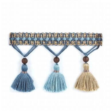 Saffron 2 Ocean by Stout Trim Stout Trim Saffron 2 OceanTrim INSPIRATIONS TRIM CHINA </p><p>Repeat: H: 0.000, V: 0.000 3 in - Fabric Carolina -