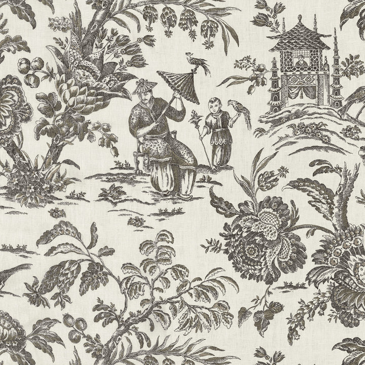 Sagwa 97J6931 by JF Designer Fabric Windsong Book 100% Linen China 24000 Horizontal: 55 and Vertical: 25.25 55 - Swanky Fabrics -