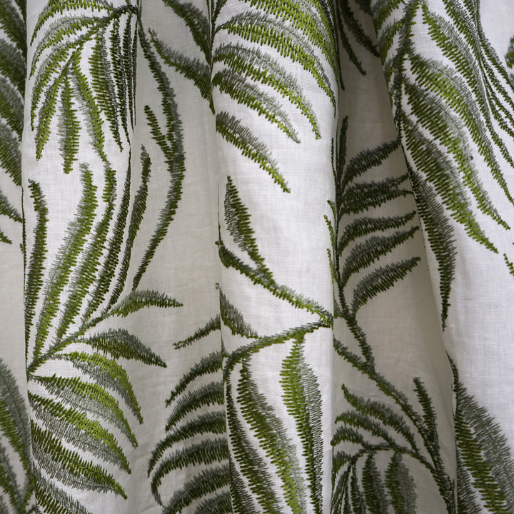 Salvinia 73Sj101 by JF Designer Fabric JF Studio 59% Linen, 41% Viscose India Horizontal: 25.875 and Vertical: 23 53 - Swanky Fabrics -