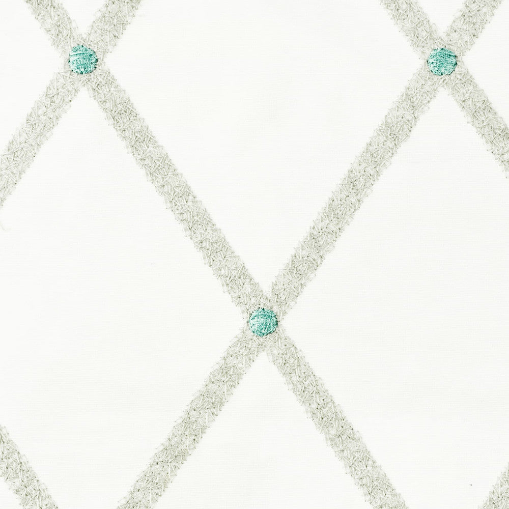 Samceda 1 Dove by Stout Designer Fabric COMFORTABLE LIVING MINERAL/TEAL 100%COT %REMB INDIA CATB 117-2013 WYZENBEEK 5 000 DOUBLE RUB WEAR TEST Horizontal: 5.25 and Vertical: 7.5 52 in - Swanky Fabrics -
