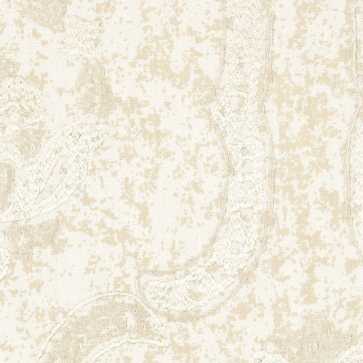 Santorini 1 Sandune by Stout Designer Fabric EMBROIDERY IV 60%COT 40%LIN %BEMB INDIA </p><p>Repeat: 15.75 51.12 in - Swanky Fabrics -