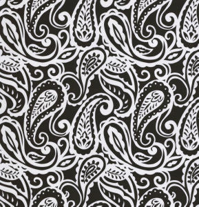 Sarasota Black by Norbar Designer Fabric