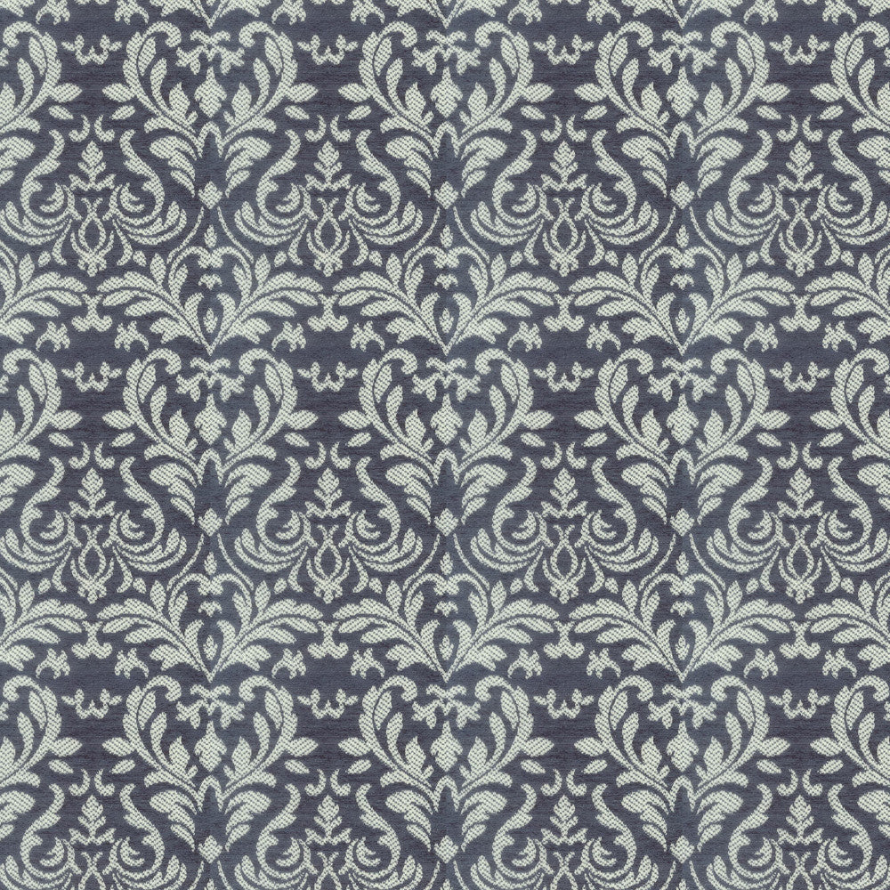 Sarcenet 1 Pacific by Stout Designer Fabric RAINBOW LIBRARY INK/SAPPHIRE 100%POL CHINA MARTINDALE WEAR TEST (30 000 CIRCULAR RUBS) Horizontal: 7.250 and Vertical: 9.625 55 in - Swanky Fabrics -