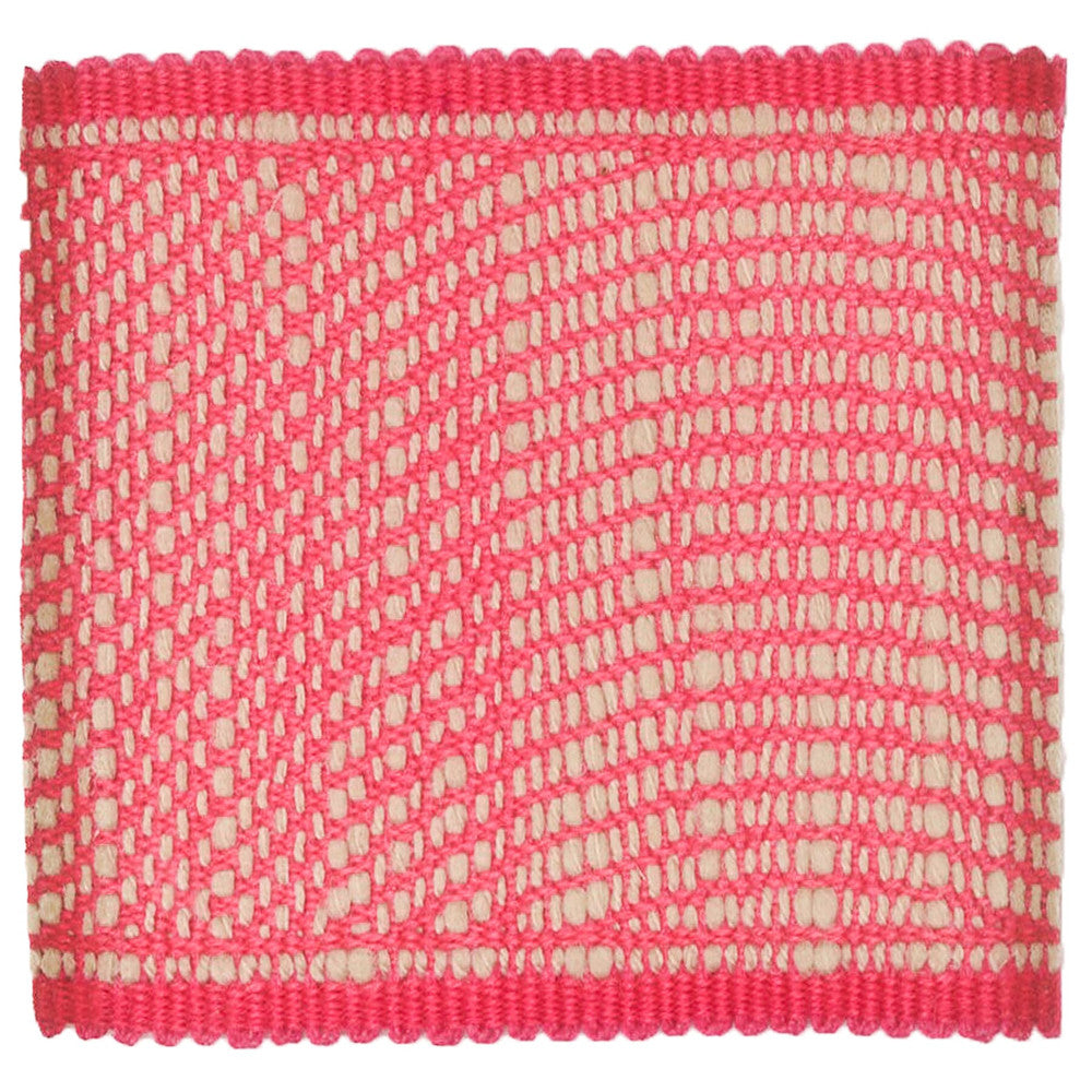 Sarossi 5 Shocking by Stout Designer Trim TREND ALERT 40%SVI 30%COT 30%LIN CHINA </p><p>Repeat: 0 2.5 in - Swanky Fabrics -