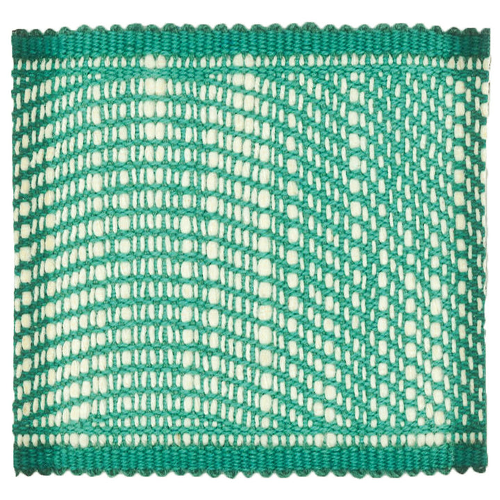 Sarossi 6 Turquoise by Stout Designer Trim TREND ALERT TRIM 40%SVI 30%COT 30%LIN CHINA Horizontal: 3 and Vertical: 0 2.5 in - Swanky Fabrics -