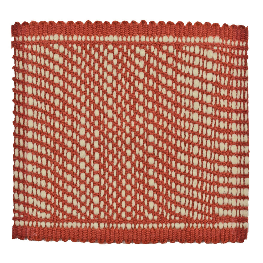 Sarossi 8 Paprika by Stout Designer Trim TREND ALERT 40%SVI 30%COT 30%LIN CHINA </p><p>Repeat: 0 2.5 in - Swanky Fabrics -