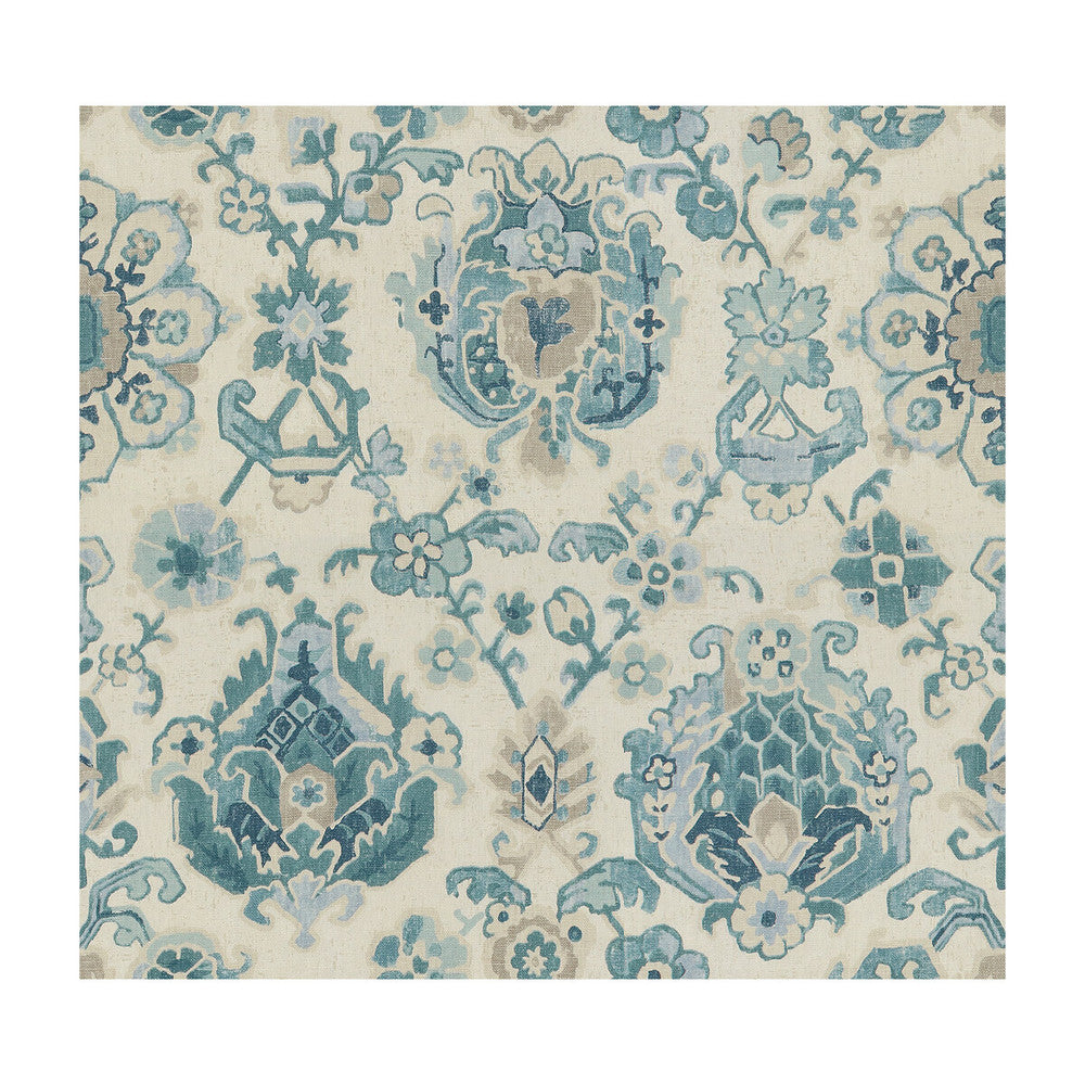 Saroukrug Aquamarine by Kravet Basics Fabric Kravet Basics Fabric Saroukrug AquamarineFabric SARAH RICHARDSON HARMONY LINEN - 100% China </p><p>Repeat: H: 27, V: 25 54.5 - Fabric Carolina -