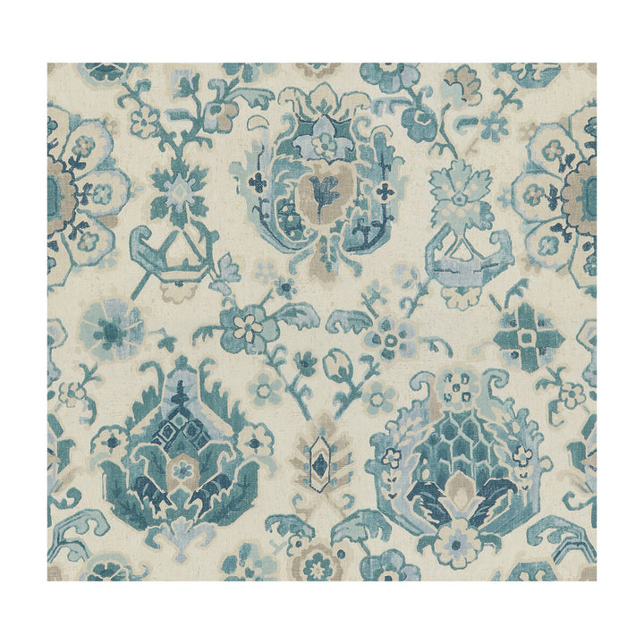 Saroukrug Aquamarine by Kravet Basics Fabric Kravet Basics Fabric Saroukrug AquamarineFabric SARAH RICHARDSON HARMONY LINEN - 100% China </p><p>Repeat: H: 27, V: 25 54.5 - Fabric Carolina -