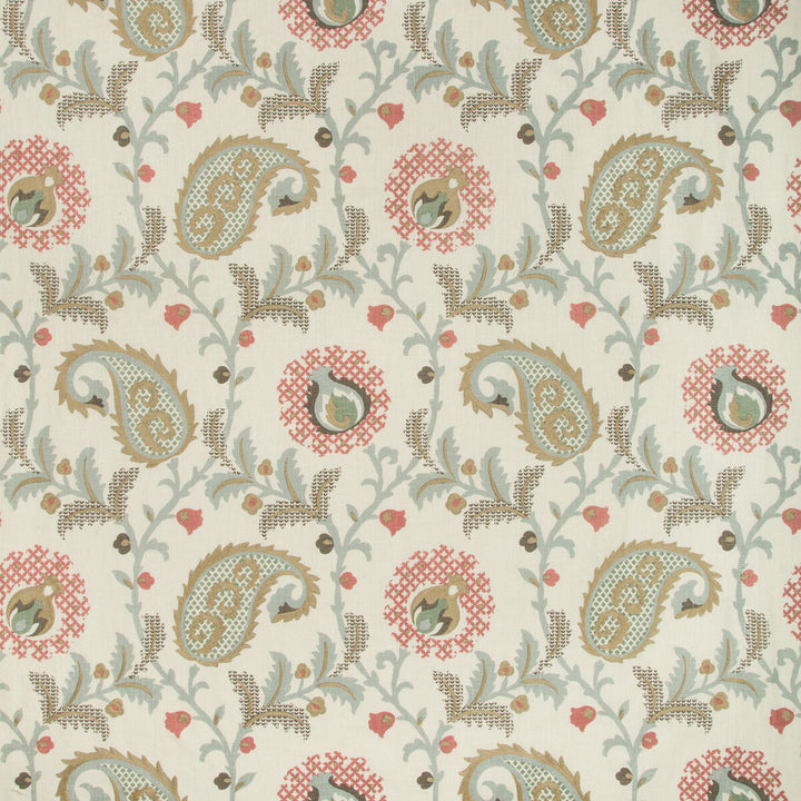 Saudade Paisley Paradiso by Kravet Design Fabric Kravet Design Fabric Saudade Paisley ParadisoFabric BARCLAY BUTERA SAGAMORE LINEN - 92%;SPUN POLYESTER - 8% India </p><p>Repeat: H: 26.75, V: 25.5 54 - Fabric Carolina -