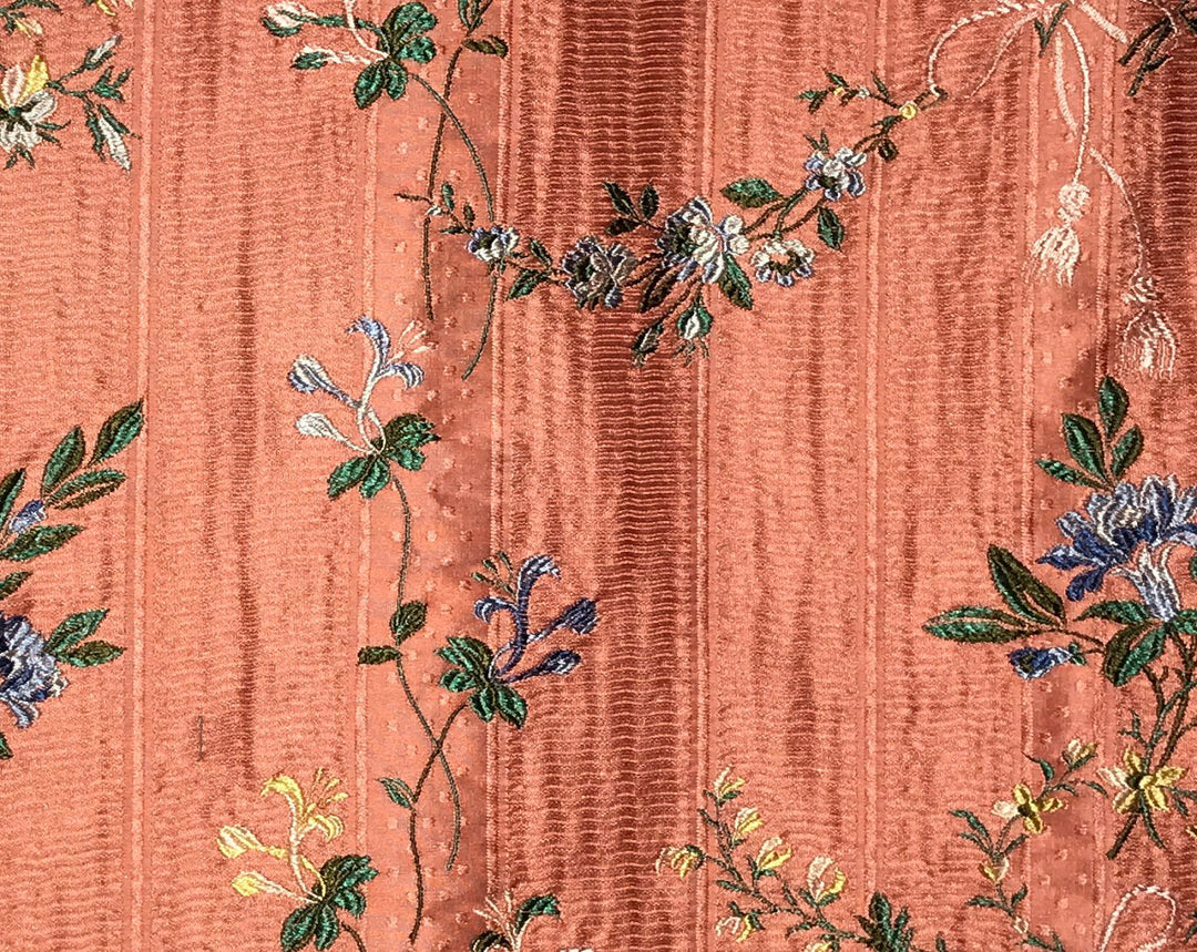 Broche Orleans Apricot SB93260008 by Old World Weavers Designer Fabric