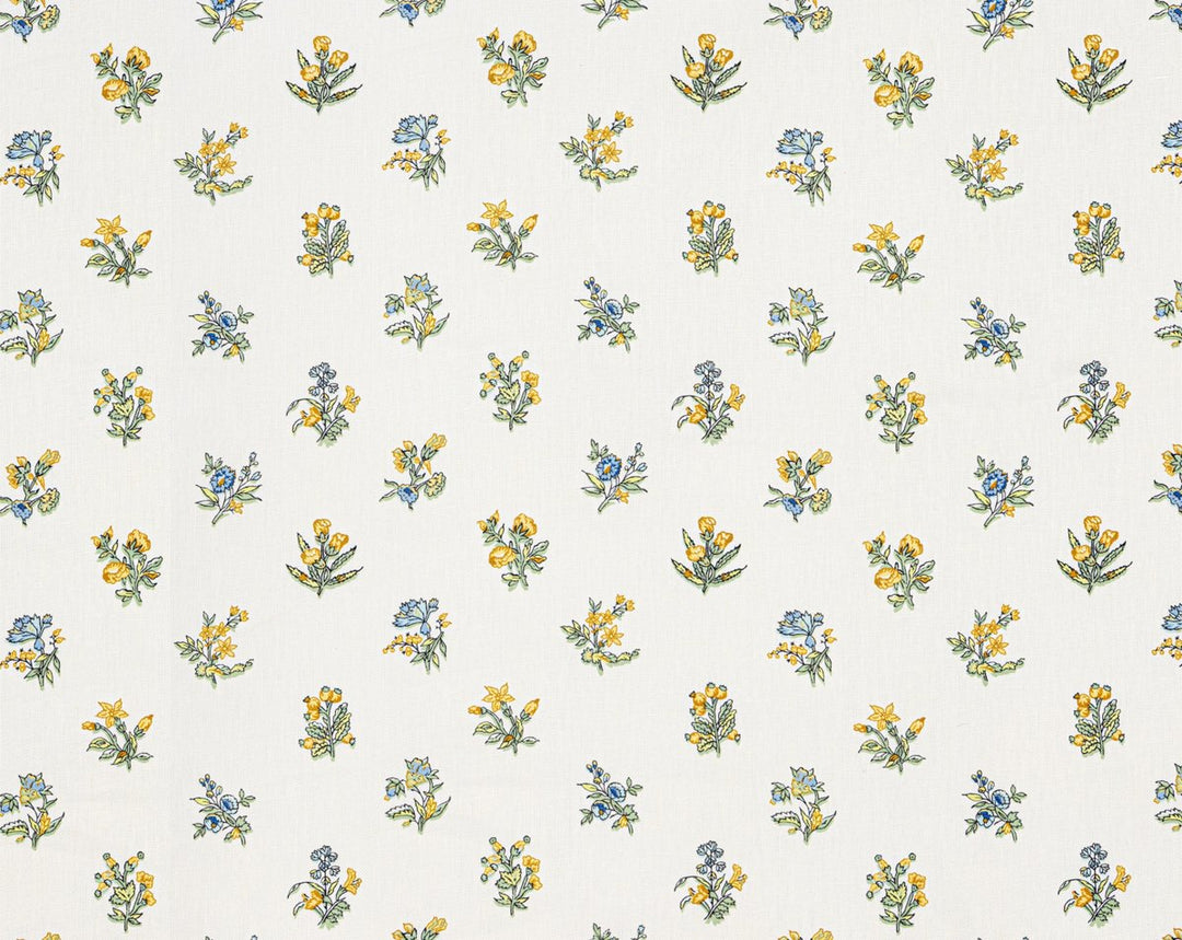 Summer Flora Print Golden Meadow SC166660001 by Scalamandre Designer Fabric