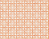 Ormond Fret Print Tangerine SC166710003 by Scalamandre Designer Fabric