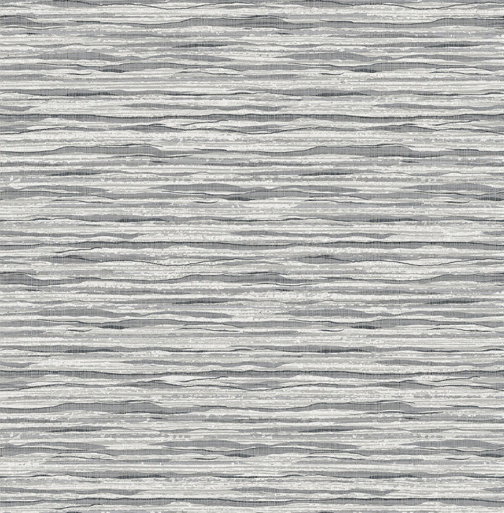 Skye Wave Stringcloth Rainy day Surf SC21100 by Seabrook Designs Designer Wallpaper