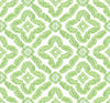 Talia Botanical Medallion Kiwi Green SC21304 by Seabrook Designs Designer Wallpaper