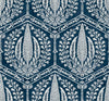 Cyrus Harvest Rich Navy SC21412 by Seabrook Designs Designer Wallpaper