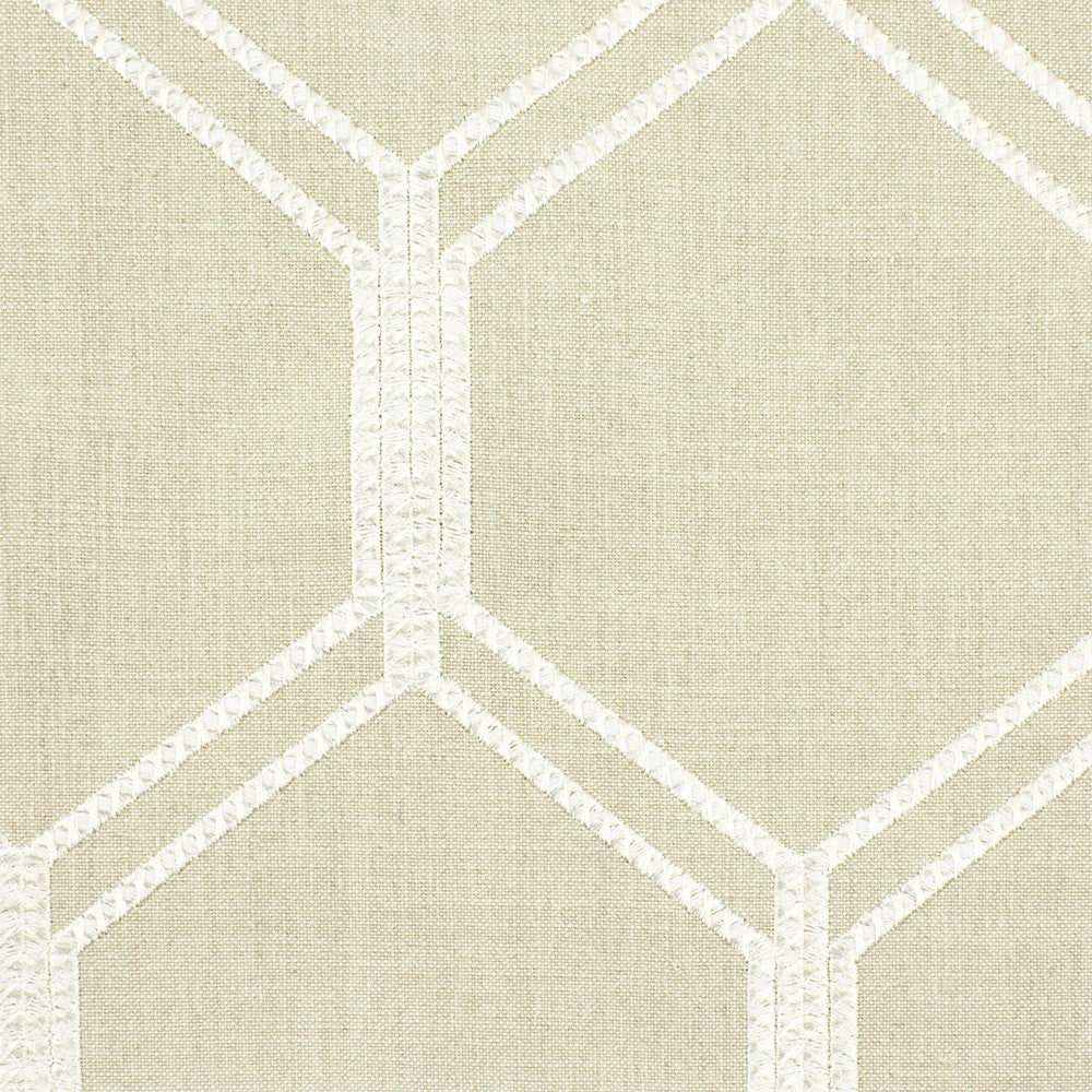 Scandal 1 Linen by Stout Designer Fabric COLOR MY WINDOW BIRCH/LINEN 73%COT 27%POL INDIA WYZENBEEK 100 000 DOUBLE RUB WEAR TEST (HEAVY DUTY) CATB 117-2013 Horizontal: 5.375 and Vertical: 9.250 53 in - Swanky Fabrics -