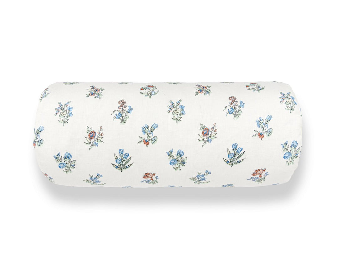 Summer Flora Pillow 21 X 7 - Cobalt Rouge SCBADK166660005 by Scalamandre Designer Pillow