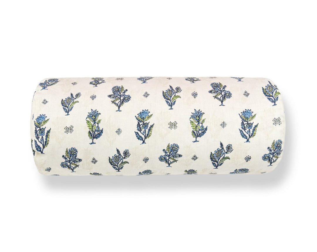 Calico Pillow 21 X 7 - Lapis Olive SCBADK166690005 by Scalamandre Designer Pillow