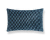 Allegra Velvet Pillow 14 X 22 - Sapphire SCLALLEPILL0004 by Scalamandre Designer Pillow