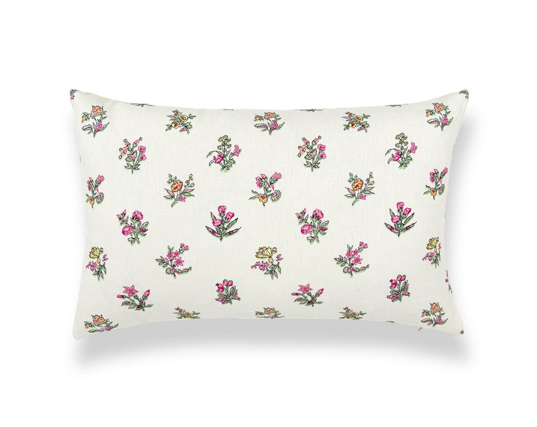 Summer Flora Pillow 22 X 14 - Sorbet SCLBDK166660004 by Scalamandre Designer Pillow
