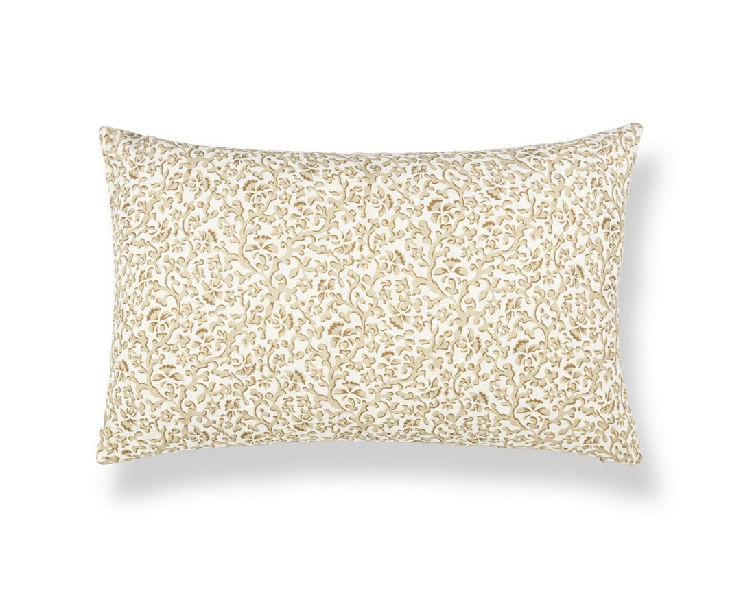 Bandbox Pillow 22 X 14 - Hazelnut SCLBDK166680007 by Scalamandre Designer Pillow