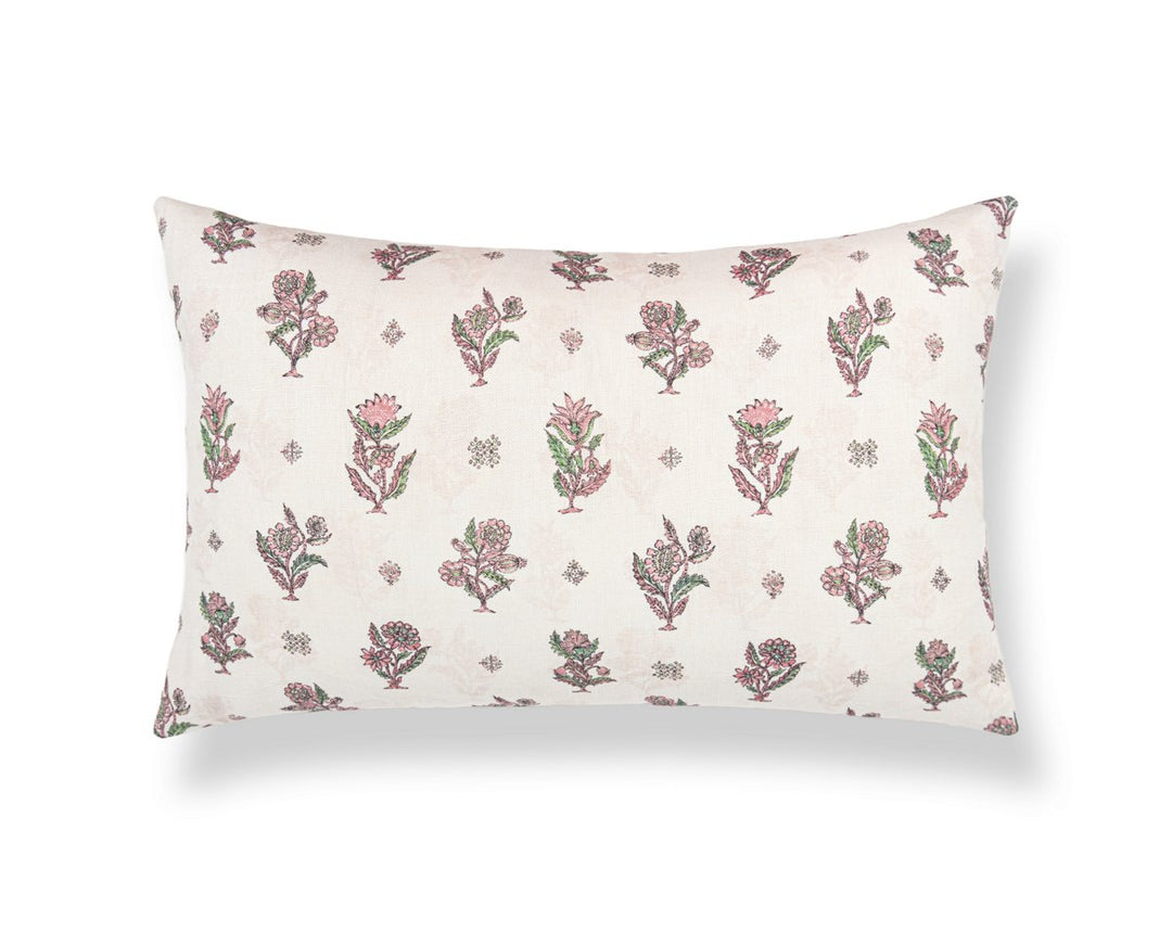 Calico Pillow 22 X 14 - Peony SCLBDK166690002 by Scalamandre Designer Pillow