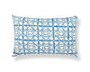 Ormond Fret Pillow 22 X 14 - Cobalt SCLBDK166710002 by Scalamandre Designer Pillow