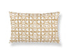Ormond Fret Pillow 22 X 14 - Twine SCLBDK166710006 by Scalamandre Designer Pillow