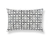 Ormond Fret Pillow 22 X 14 - Charcoal SCLBDK166710007 by Scalamandre Designer Pillow