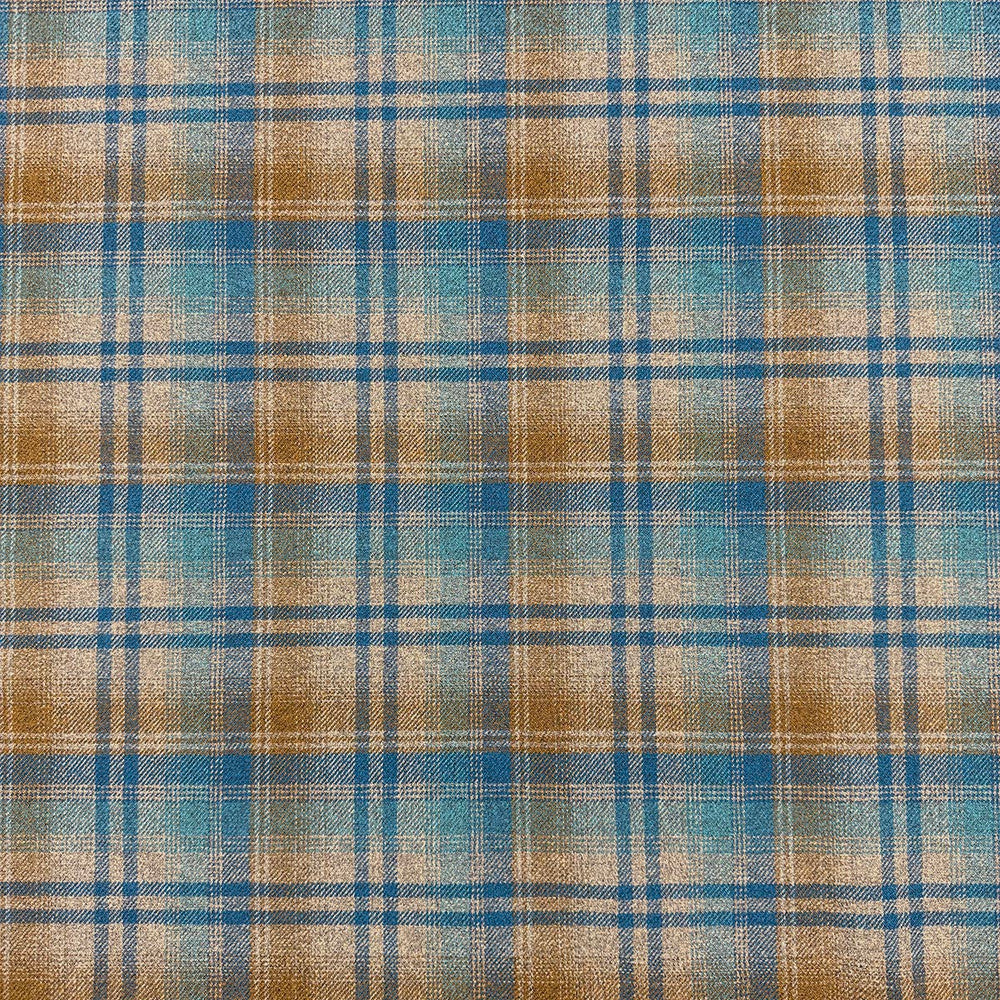 Scotty Aquamarine by Magnolia Designer Fabric - 100% Polyester India 100,00 Horizontal: 4.5 and Vertical: 4.75 54 - Swanky Fabrics -