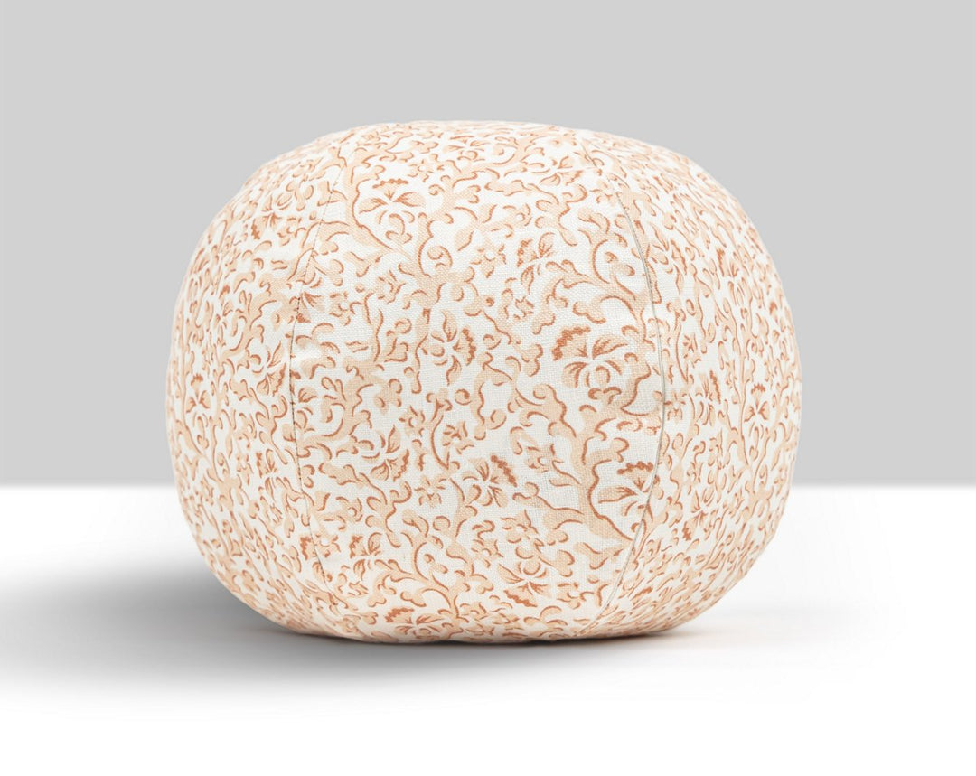 Bandbox Pillow 12 Dia - Peach SCRADK166680002 by Scalamandre Designer Pillow